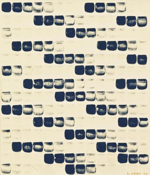 nobrashfestivity:Lee Ufan, From Point, 1978