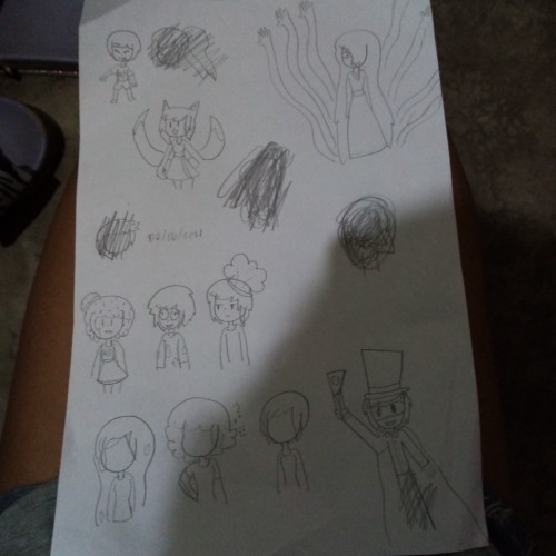 He Tratado De Dibujar Algunos Nuevos Personajes Que Sern Parte De La Historia, As Que Aqu Unos Bocetos