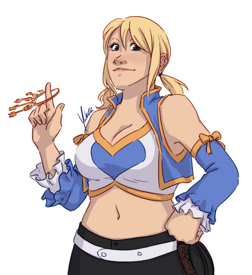 yinza:Lucy Heartfilia from Fairy Tail for @singekyo!