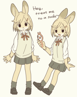 s1120411:A rabbit girl~ &lt;3