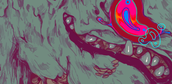 iguanamouth:  a lil slice of somethin ive been working on…………………………