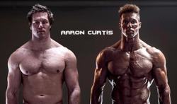 kdmusclefitness:  Aaron Curtis before and
