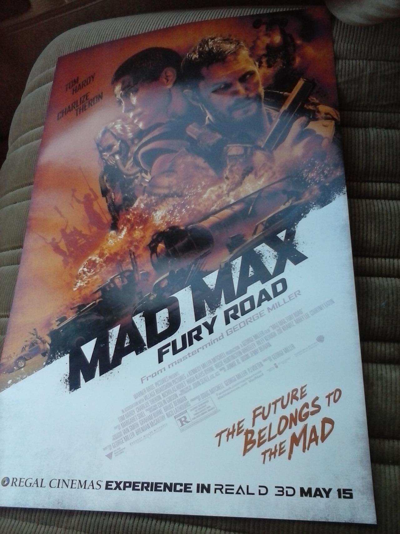 Got this sweet poster when I went to go see this sweet movie.