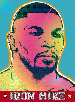 r2thea:  Mike Tyson in Pop art