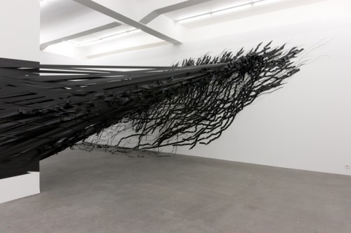 roachpatrol: from89: Black Tape Installation (by Monika Grzymala) Via SERIOUS FUCKING BUSINESS ART I