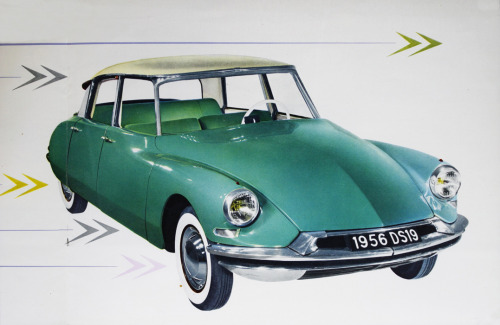 André Lefèbvre, Citroën DS 19, trade catalog 1956. France. Via Hagley Museum