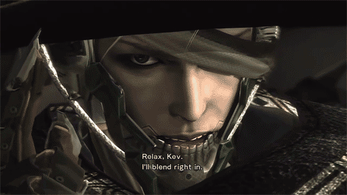 duties:A gifset on why I can’t take Raiden seriously.I just find it hilarious that he tries to be a 