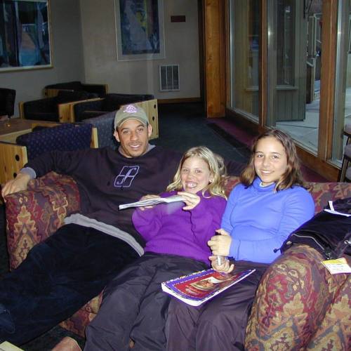 #tbt Meeting Vin Diesel in Jackson hole, Wyoming circa March 2000 with my sister! My dad found this photo on an old camera chip.   He said I had a great smile. Amazing man & very humble :)   #jacksonhole #wyoming #2000 #vindiesel #feelslikeyesterday