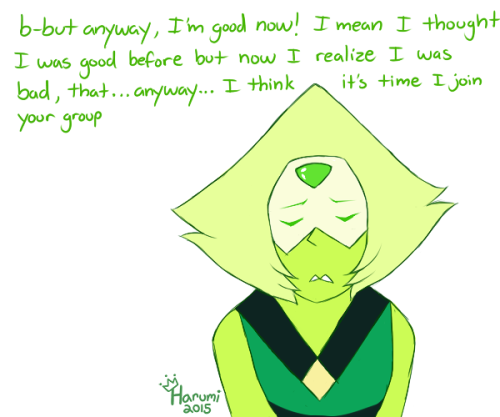 princessharumi:  if Peridot gets a redemption arc it better take a Zuko route    SELF REBLOGGING MYSELF BECAUSE THIS IS NOW RELEVANT