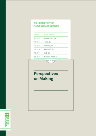 I have been working with the British Council since 2014 on the Maker Library Network. The project enthusiastically promotes making as a cultural practice around the world. In the 3 years I was privileged to meet and work with inspirational makers...