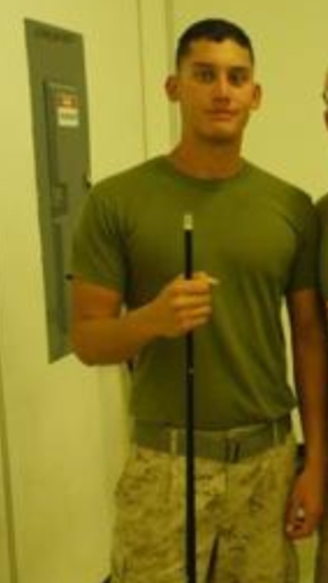 militaryboysunleashed:  24 year old marine at 29 palms with a long uncut dick.  He