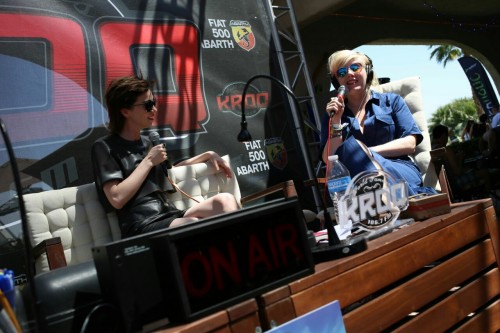 ifuckinglovestvincent:  St. Vincent @ KROQ Coachella House 12 April 2015