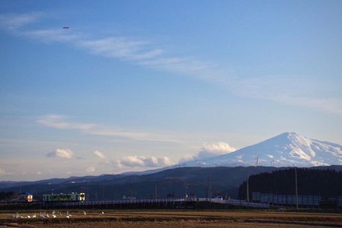 黒沢駅で由利鉄を探せ！ #きょうの鳥海山  #がんばれ由利鉄  #由利高原鉄道  #勝手にシリーズ化しとる　 #ゆる鉄 #撮り鉄気分  #akitavision  #2月のあきたびじょん2020  #