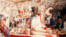 I’ve been living in a movie scenePuking American dreams, oh, oh.I’m obsessed