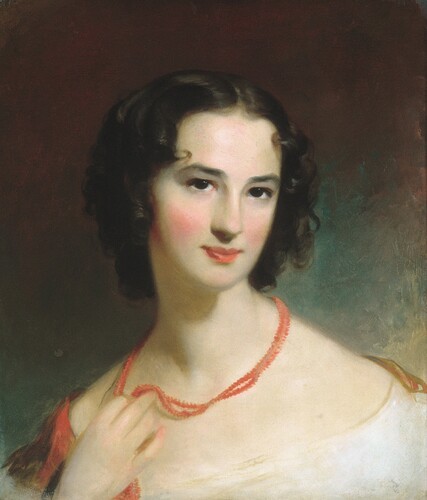 thomas-sully: Mrs. James Montgomery, Jr., Thomas Sully, ca. 1845, American Decorative ArtsBequest of