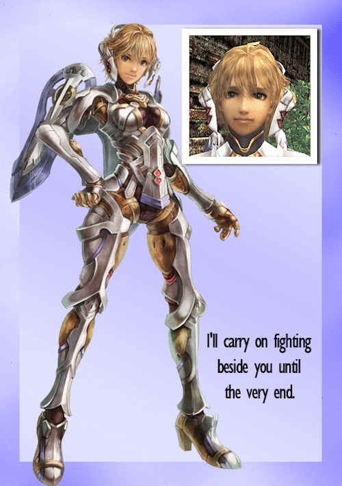 asexualshulk:  Anon said: Xenoblade + 1 (Favorite Character)↳Fiora 