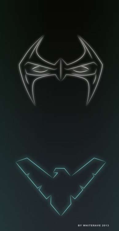 geeksngamers:  Comic Book Heroes & Villains: Light Designs - Created by WhiteRave