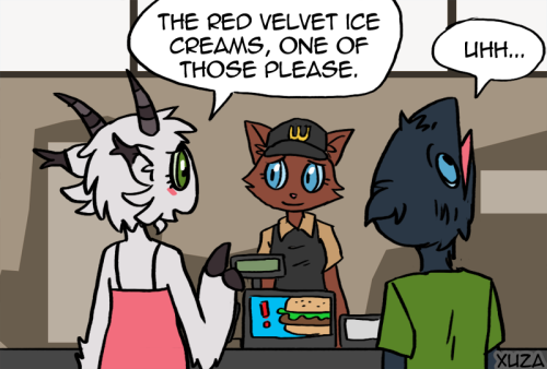 xuza:  In the mean time have some more comics about my husband.  xD Cute comic c: