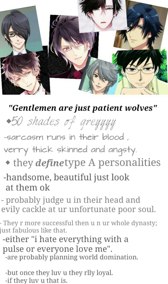 Otome Characters Types
