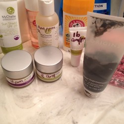 Everything I use on my face morning and night.my