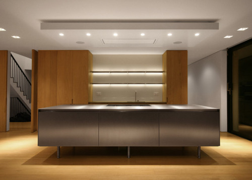 {I saw the interiors of this project by Peter Feeny Architects before finding more about it. It was 