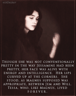 her0ngray:  Tessa Gray 