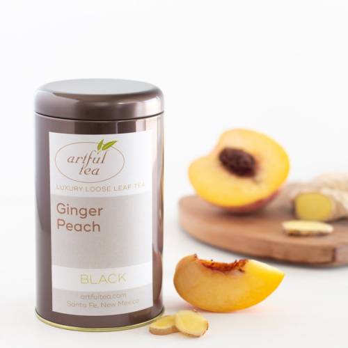 Ginger Peach Black Tea //ArtfulTea