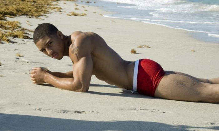 nubiannudaveritas:  Germany Mayfield in Flava Men Magazine as Carlos Jackson and