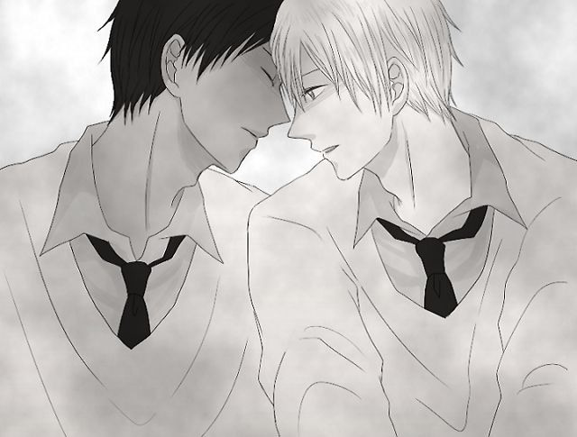 majornosebleed:  [Aokise drabble about their first kiss]   Kise remembers their first