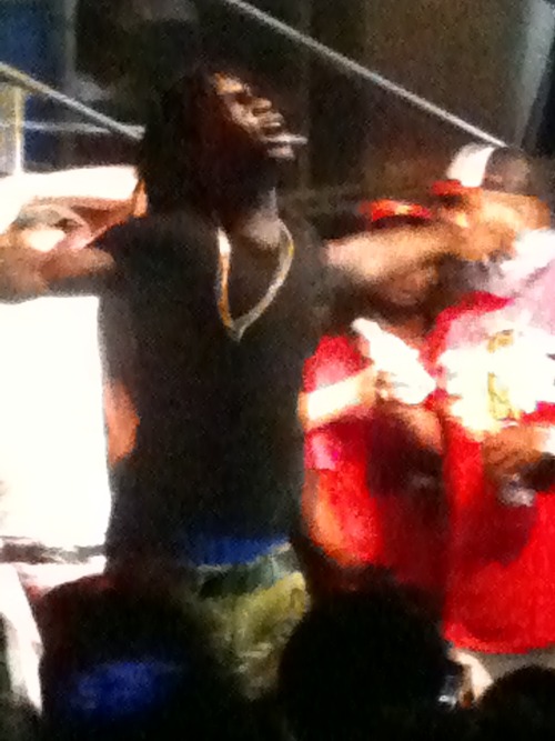 deepthroatmom - the only pic i got from the show of chief keef...