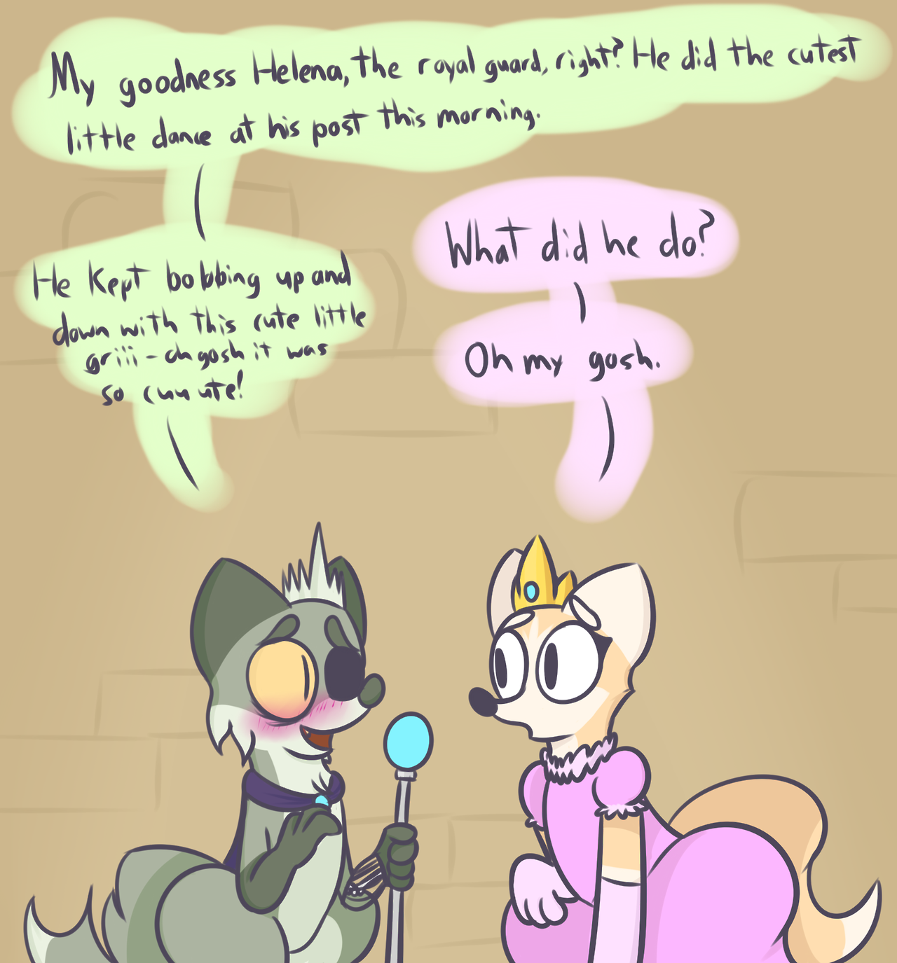 mrdegradation:Ga’Ras and Helena often meet up to hang out and talk about various