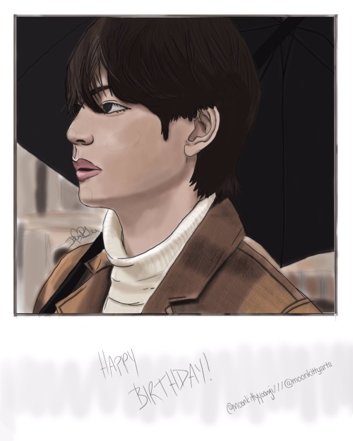 december 2019; taehyung birthday art