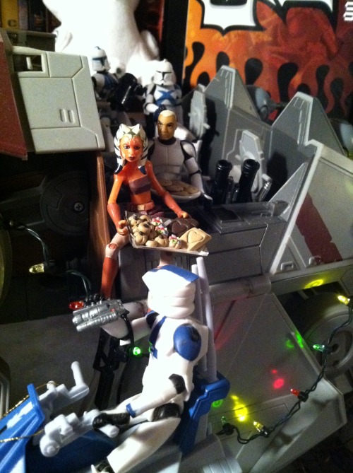 nmallenart: So my husband rexonleave and I didn’t want to put our Clone Wars figure collection
