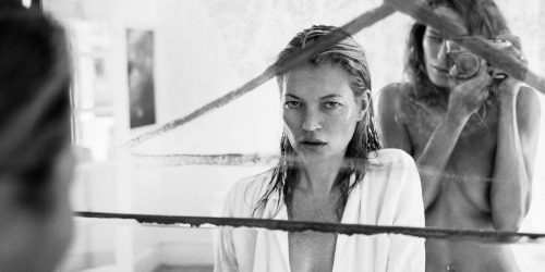 vogue-at-heart:Kate Moss & Daria Werbowy for Equipment Spring/Summer 2016 