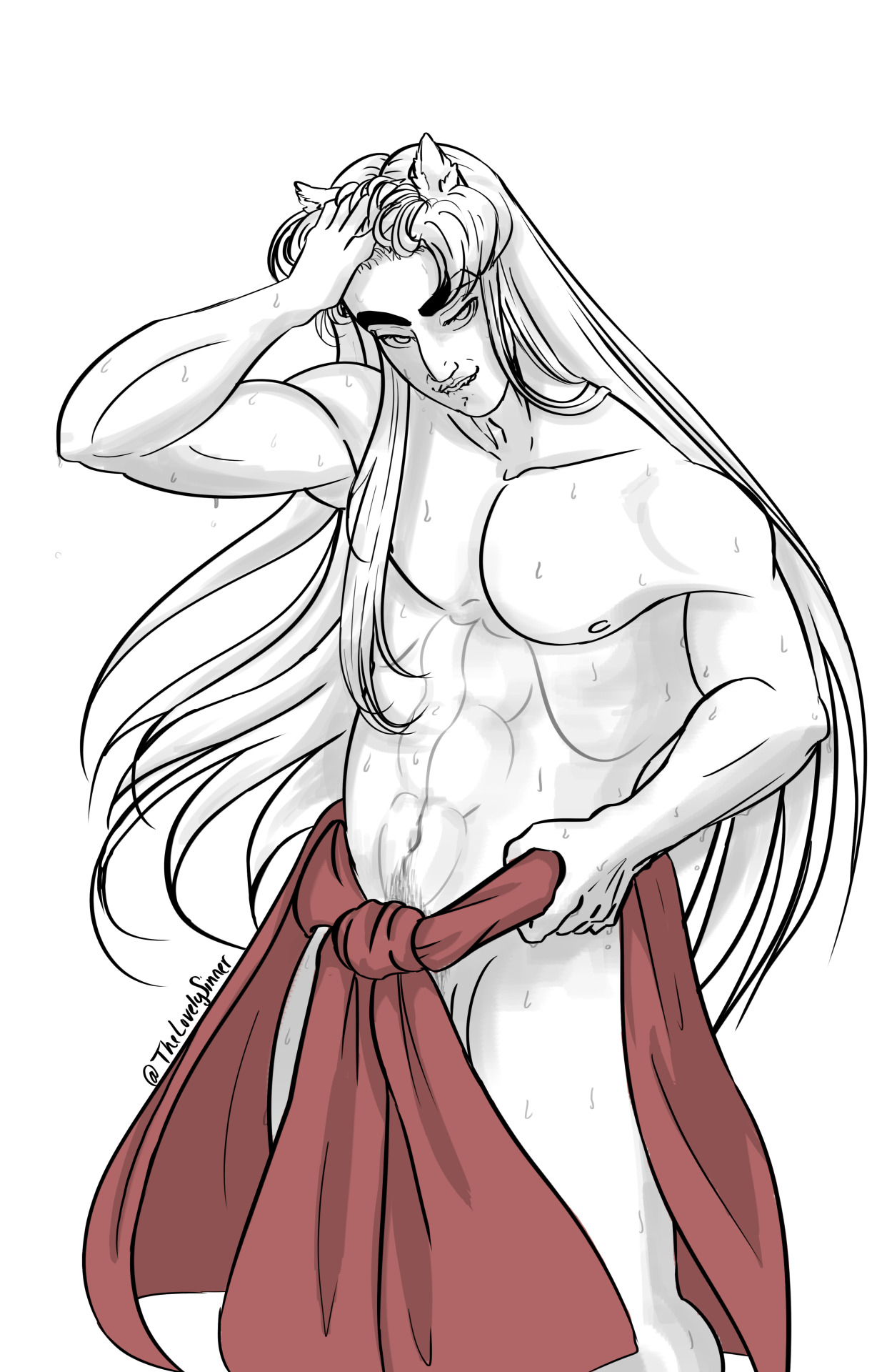 oops. my hand slipped. Inuyasha? More like “In-Your-Showa” Part 4 of my Inuyasha Pinup Pun series Pixiv Miroku    Sango  ...