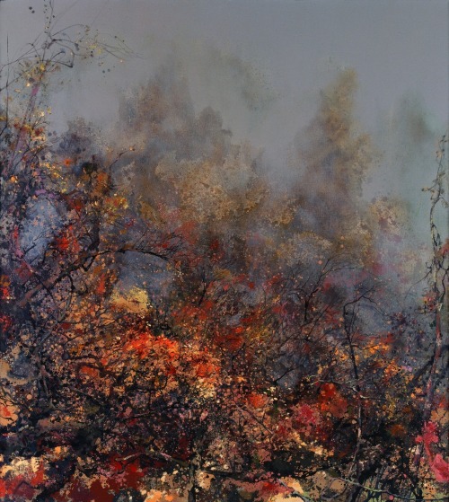 insipit:Hong Ling (洪凌) (1955, China)Abstract landscapesHong Ling is a contemporary Chinese painter, 