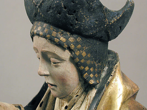 Mourning woman and Holy woman, c. 1480; South Netherlandish