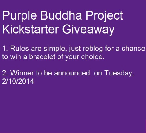 hailey-lives:  purplebuddhaproject:  purplebuddhaproject:  Must leave rules description in order to be eligible for the giveaway. —————————————————— Giveaway Entry Rules: 1. Simply reblog this, and we will choose a