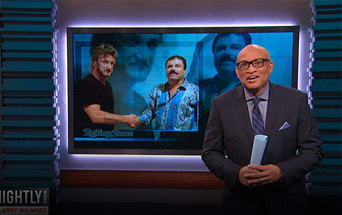 nightlyshow:  Mexican drug lord El Chapo angles for a Hollywood biopic. Watch more