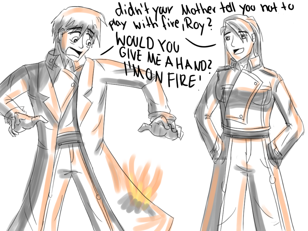 laos-artdump:  Roy’s Second Try On Flame Alchemy [First Part] So, after his first