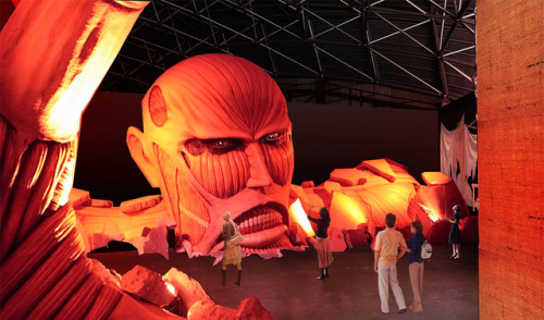 Japan’s Fuji-Q Highland Amusement Park has announced the upcoming attraction “Shingeki no Kyojin THE RIDE: Strategy to Recover Trost District!” Utilizing 360 VR, the ride features moving seats positioned in front of a hemispherical screen, where