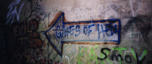 sixpenceee:  GATES OF HELL IN CLIFTON, NEW JERSEY This legendary passageway leads to a network of underground tunnels and storm sewers, and some say to the lair of the devil. According to those who grew up in Clifton, they would hear stories of how people