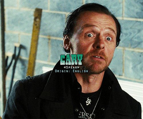 Simon Pegg’s Cornetto Trilogy characters + name meanings