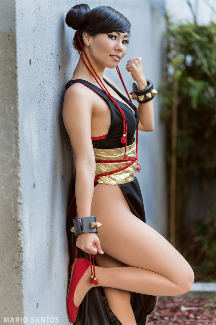 cosplayfanatics:  Street Fighter Chun Li Black Dress by MasqueradeRose1881 