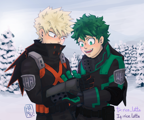 Finally finished my BkDk take on the new MHA movie suits &hellip;I don’t know why i picture them in