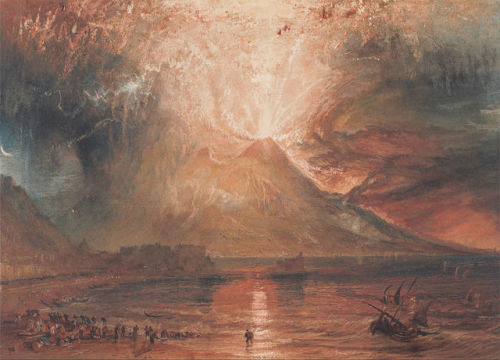 J. M. W. Turner - Vesuvius In Eruption, c. 1820. 