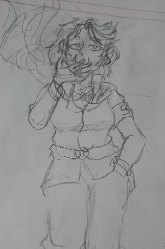 Genderbent Inori Scribbles