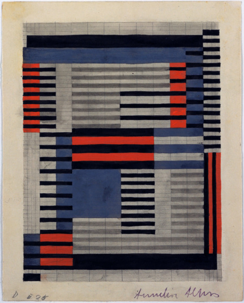 De kleden van Anni Albers, koningin van de Bauhaus textiel.