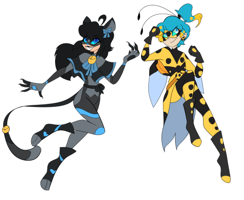 So This Is Are My Redesign For Ladynoire And Mr. Bug
