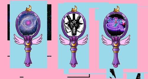 magical girl space hell VI(all source images taken from google and ebay search results, sailor moon 
